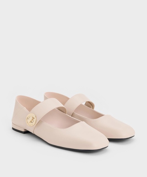CHARLES & KEITH Yara ヤラ メリージェーンフラット 23.5 CHARLES & KEITH｜Yara ヤラ メリージェーンフラット | Rakuten