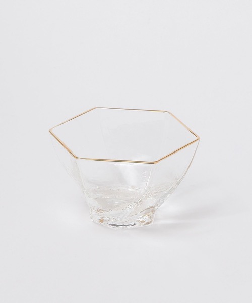 LAKOLE（ラコレ） 食器 GOLDラインガラス小鉢B / 232614 : ZOZOTOWN
