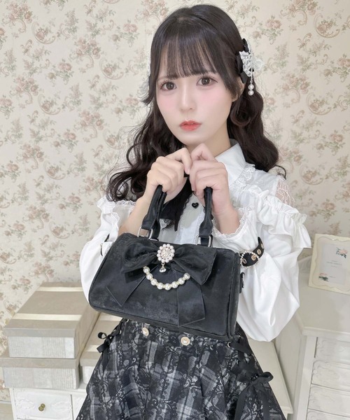 ROJITA ショルダーバッグ ROJITA ショルダーバッグ バッグ BIGリボンバック レディース