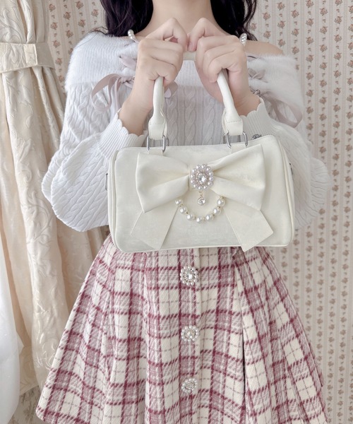 ROJITA ショルダーバッグ ROJITA ショルダーバッグ バッグ BIGリボンバック レディース