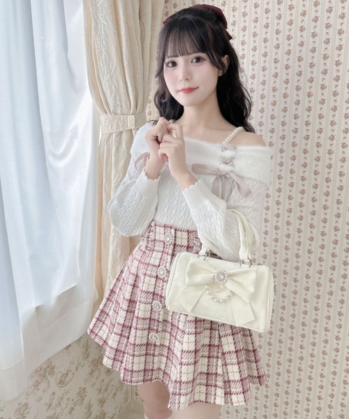 ROJITA ショルダーバッグ ROJITA ショルダーバッグ バッグ BIGリボンバック レディース