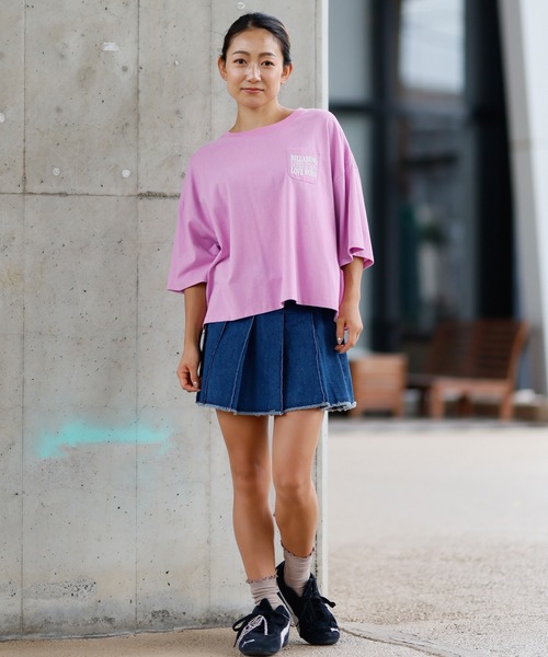売れ筋商品|||ビラボン Tシャツ レディース トップス WALLED - Long sleeved top - black BILLABONG tシャツ レディース GRAPHIC CROPPED TEE Tシャツ