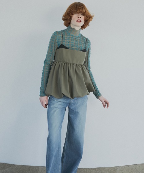 キャミソール ペプラムトップ / Peplum Top