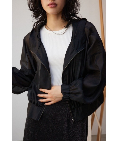 AZUL BY MOUSSY（アズールバイマウジー） ブルゾン アウター シアー