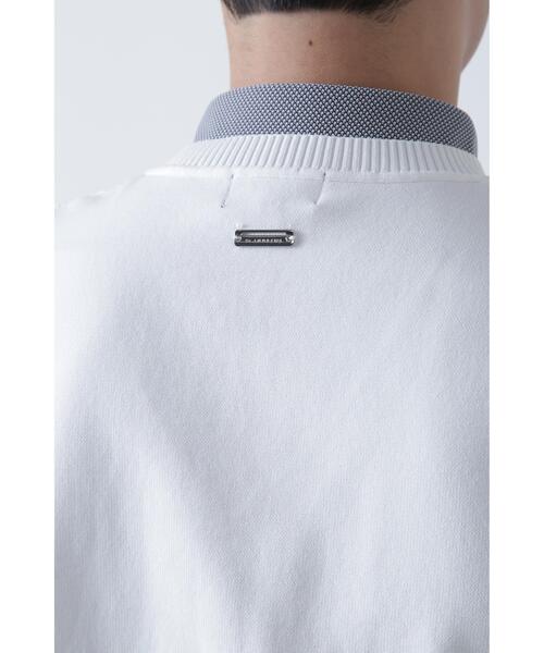 St ANDREWS セーター ニット 「St ANDREWS」12G V地柄 Vネックニット