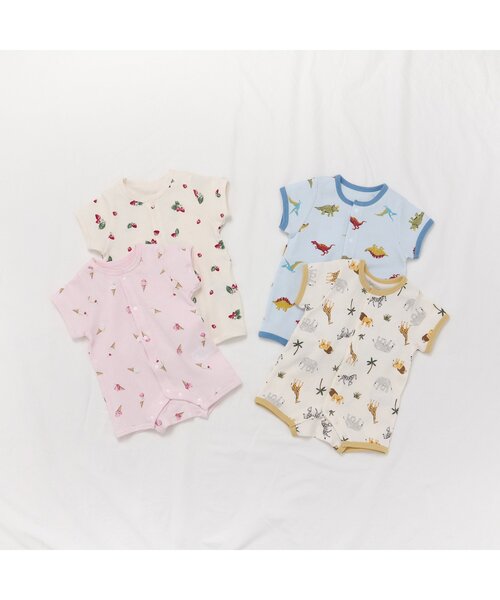 ベビー服 ロンパース 「WEB限定」ワッフルロンパス | apres les cours | 05