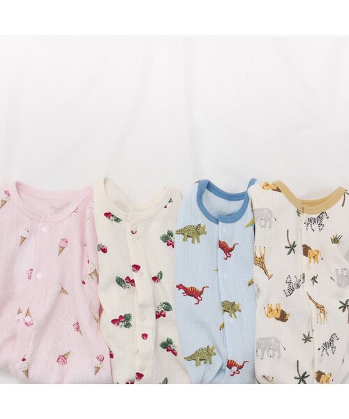 ベビー服 ロンパース 「WEB限定」ワッフルロンパス | apres les cours | 07