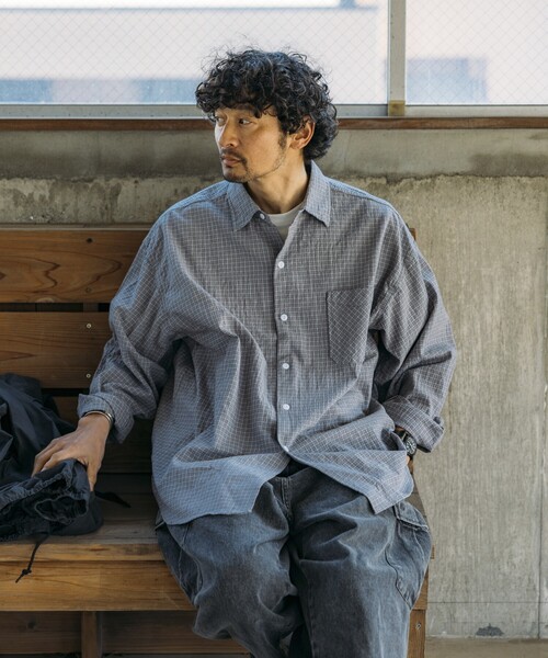 美品▲定価8.2万▲MADISONBLUE▲ウールロングシャツ フランネルグレー 新品△定価8.2万△MADISONBLUE△ウールロングシャツ フランネルグレー