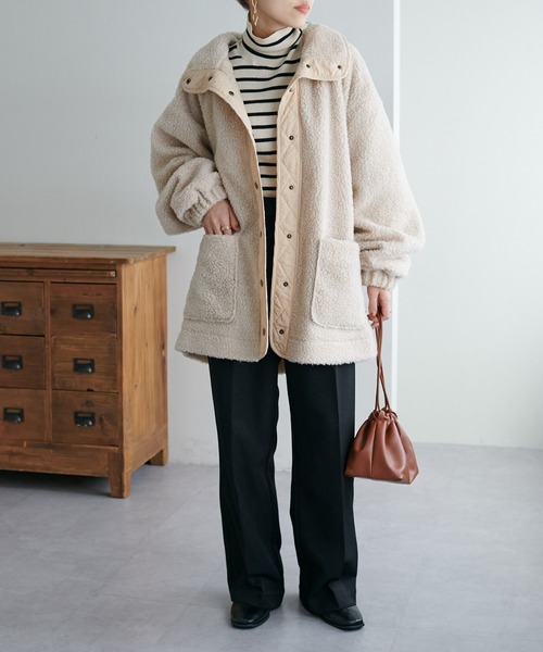 「DISCOAT」 ブルゾン MEDIUM アイボリー レディース_画像5