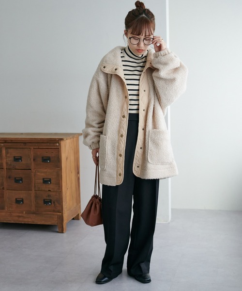 「DISCOAT」 ブルゾン MEDIUM アイボリー レディース_画像7