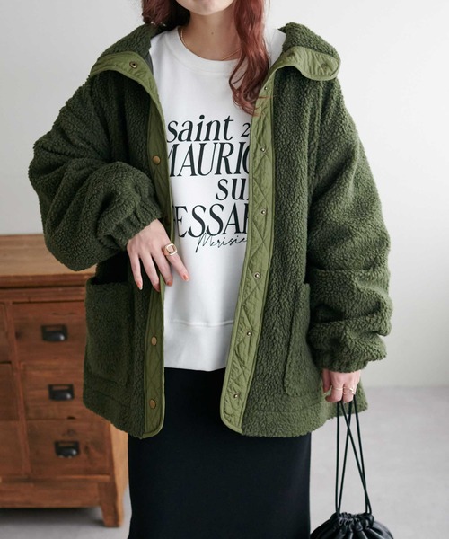 「DISCOAT」 ブルゾン MEDIUM アイボリー レディース_画像9