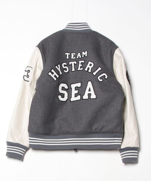 WIND AND SEA（ウィンダンシー） スタジャン「HYSTERIC GLAMOURコラボ