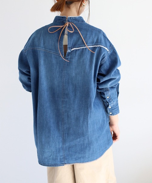 cepo（セポ） ブラウス シャツ 「セットアップ対応」リメイクデニム