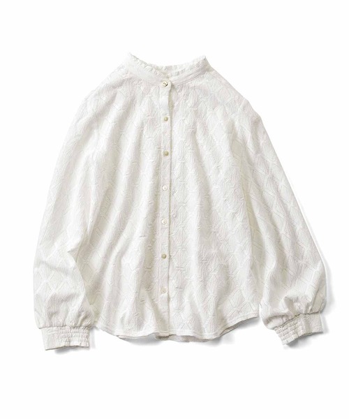 ◼︎完売品/ 新品未使用◼︎Velnica. ブラウス ホワイト 白 パフスリーブ Live in comfort（リブインコンフォート） ブラウス シャツ リブ イン