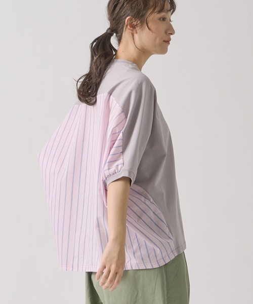 tシャツ 「KELEN / ケレン」 デザインコンビトップス SALOW レディース