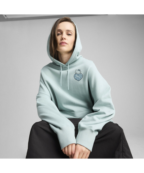 パーカー PUMA PUMA x HELLO KITTY ＆ FRIENDS GRAPHIC OVERSIZED HOODIE（プーマ x ハローキテ PUMA パーカー プーマ ウィメンズ x ハローキティ アンド