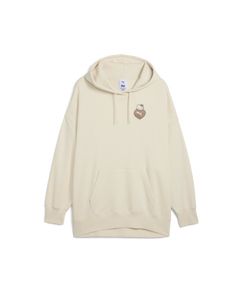 パーカー PUMA プーマ ウィメンズ PUMA x ハローキティ アンド フレンズ グラフィック オーバーサイズ フーディ レディース PUMA パーカー プーマ ウィメンズ x ハローキティ アンド