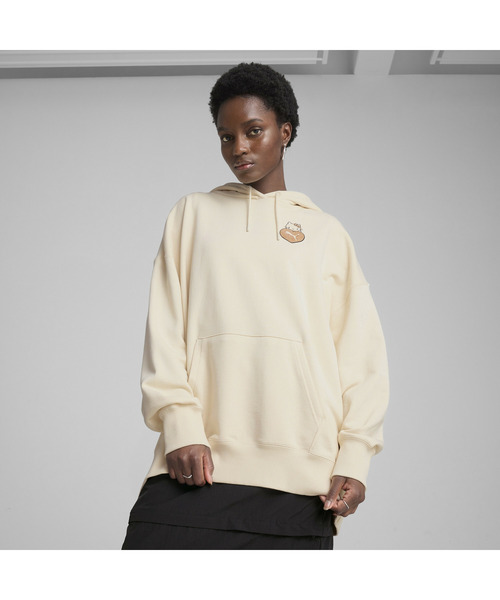 美品 PUMA プーマ DUA LIPA オーバーサイズ フーディ パーカー Puma x Dua Lipa オーバーサイズ パーカー - ブラック – Feature
