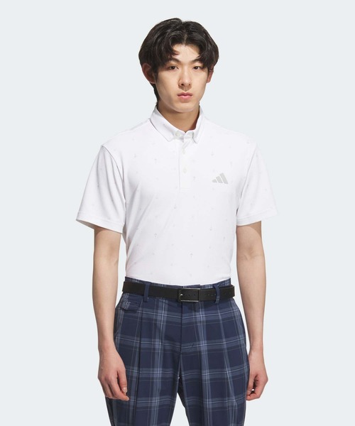 adidas（アディダス） ポロシャツ モノグラム 半袖シャツ「adidas Golf