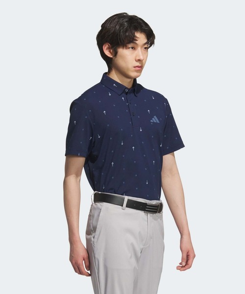adidas ポロシャツ モノグラム 半袖シャツ「adidas Golf