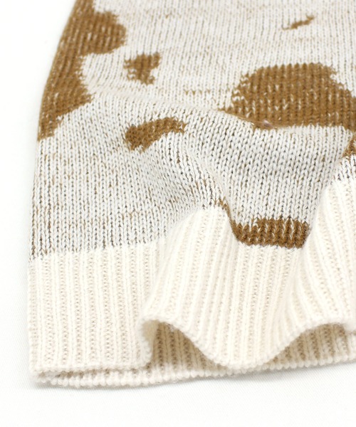 「RNA」 ニットカーディガン MEDIUM ベージュ レディース_画像4