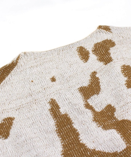 「RNA」 ニットカーディガン MEDIUM ベージュ レディース_画像7