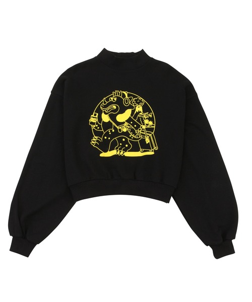 [PUNYUS] тренировочный cut and sewn 3 черный женский 