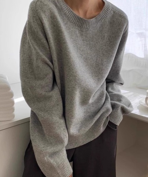 「GEMEDA」 長袖ニット M ブラック レディース_画像6