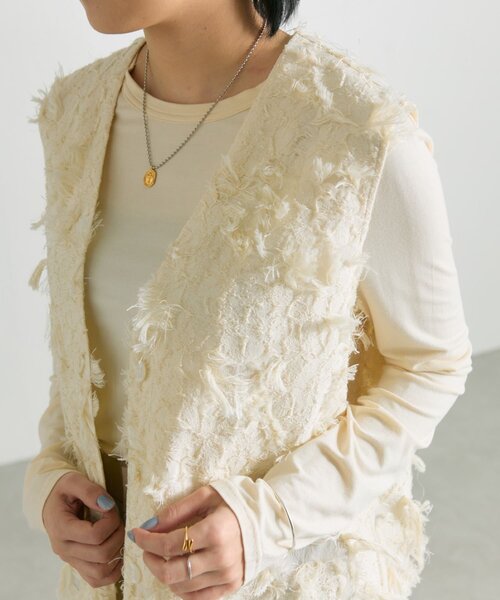 完売品　ear PAPILLONNER BIB 別注　キルティングベスト ear PAPILLONNER（イアパピヨネ）の「【SUM1 STYLE（スミ