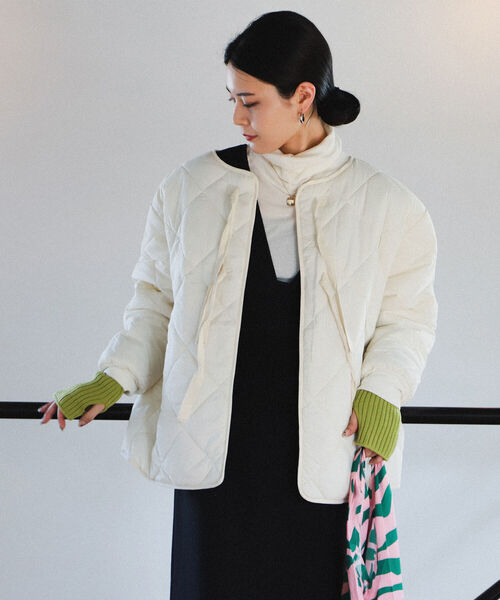 「BeAMS DOT」 ジャケット FREE オリーブ レディース_画像3