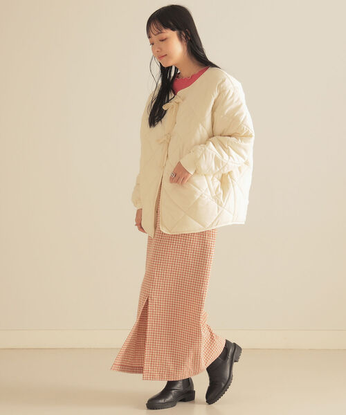 「BeAMS DOT」 ジャケット FREE オリーブ レディース_画像9