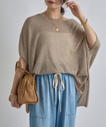 ニット セーター 「さらっと着やすい」ペーパーポンチョニット レディース｜ZOZOTOWN Yahoo!店