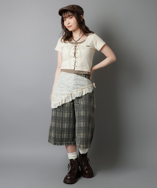 SPINNS（スピンズ） スカート ボトムにレイヤードして一気に今っぽ