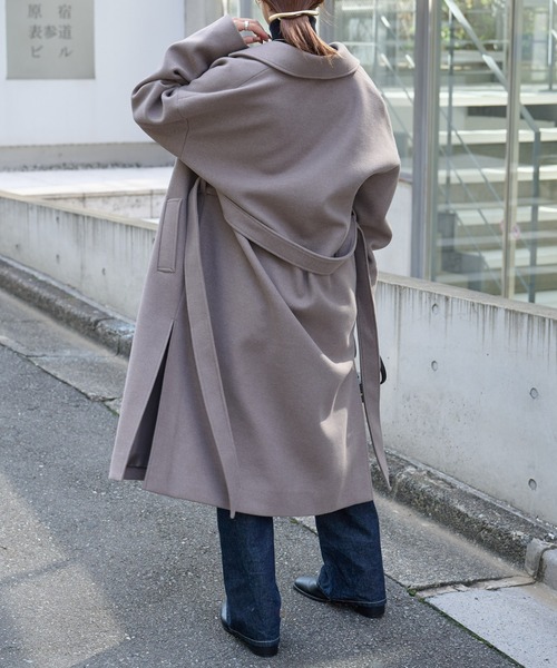 「COLONY 2139」 チェスターコート MEDIUM ベージュ レディース_画像4