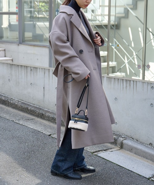 「COLONY 2139」 チェスターコート MEDIUM ベージュ レディース_画像6