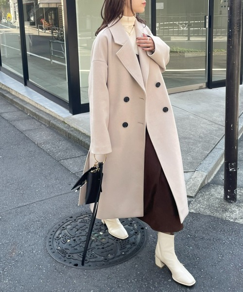 「COLONY 2139」 チェスターコート MEDIUM ベージュ レディース_画像8