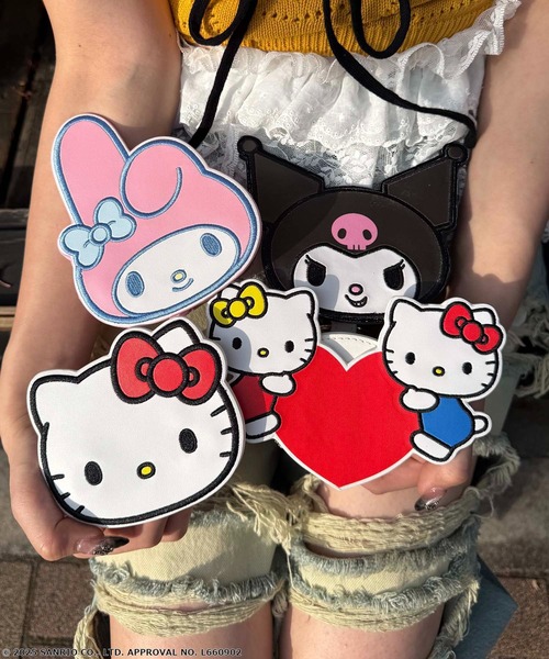 こはるちゃんとニャンコ　ポーチ mofusand ふたごポーチ(サメにゃん) | mofusandもふもふマーケット