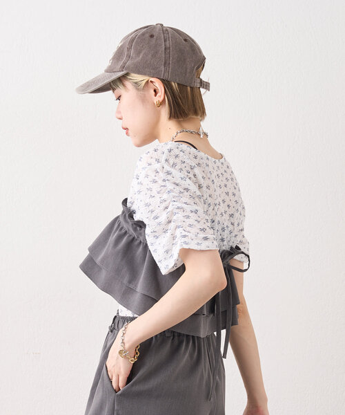 w closet パンツ 「2サイズ展開」フリルSETパンツ レディース