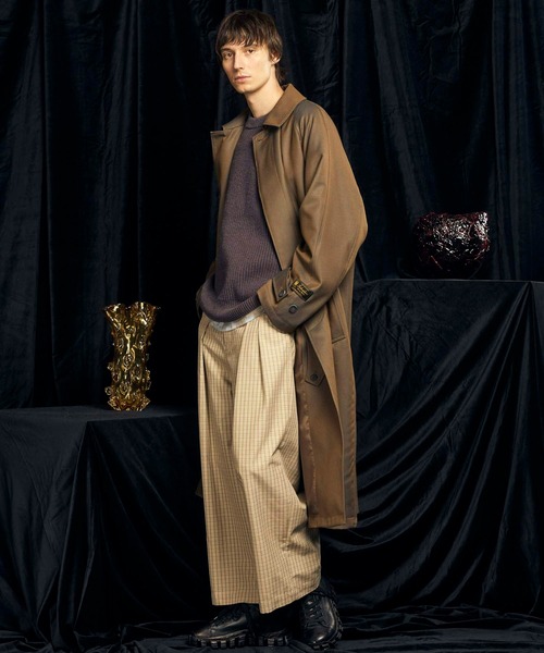 「MAISON SPECIAL」 長袖ニット 1 パープル メンズ_画像6