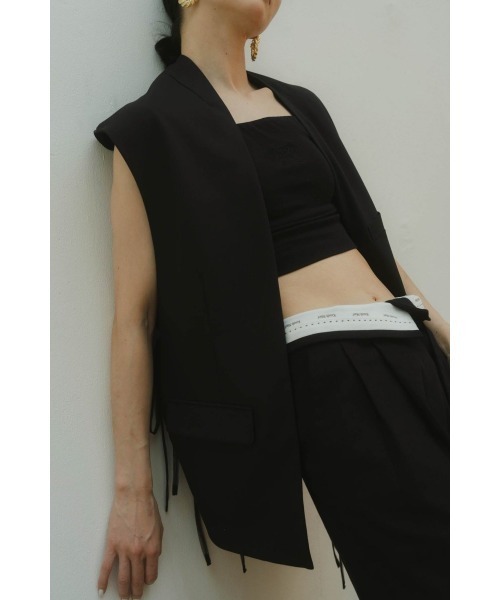 ベスト ジレ undulate gillet (unisex) レディース メンズ