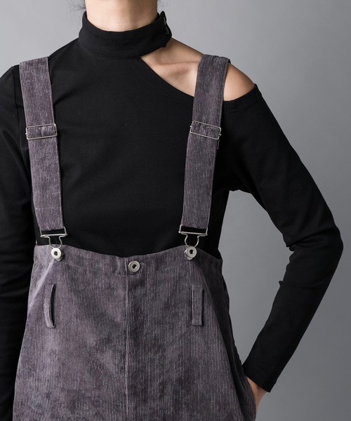 「musubore」 オーバーオール 0 パープル レディース_画像3