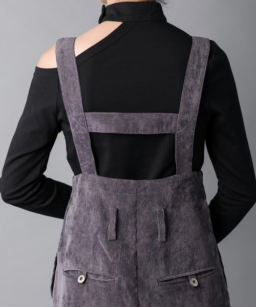 「musubore」 オーバーオール 0 パープル レディース_画像4