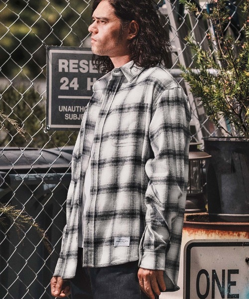 WONDER WALL MOTEL シャツ ms6138- CHECK SHIRT チェックシャツ メンズ