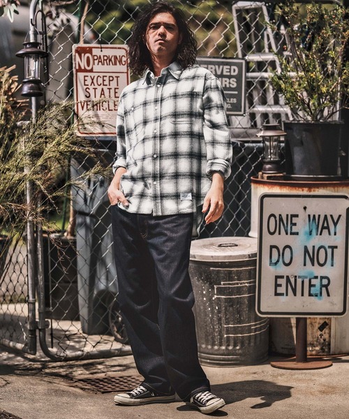 WONDER WALL MOTEL シャツ ms6138- CHECK SHIRT チェックシャツ メンズ