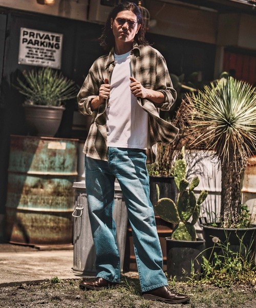 WONDER WALL MOTEL シャツ ms6138- CHECK SHIRT チェックシャツ メンズ