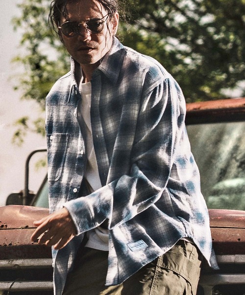 WONDER WALL MOTEL シャツ ms6138- CHECK SHIRT チェックシャツ メンズ