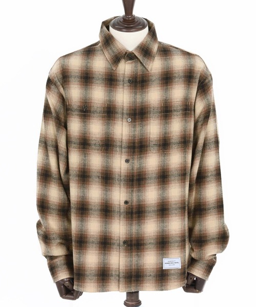WONDER WALL MOTEL シャツ ms6138- CHECK SHIRT チェックシャツ メンズ
