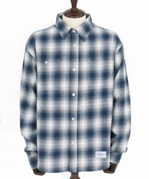 WONDER WALL MOTEL シャツ ms6138- CHECK SHIRT チェックシャツ メンズ