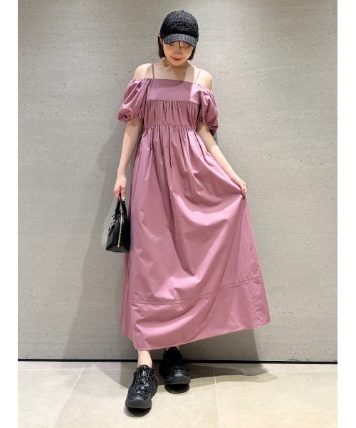 SNIDEL（スナイデル） ワンピース オフショルパフスリワンピース