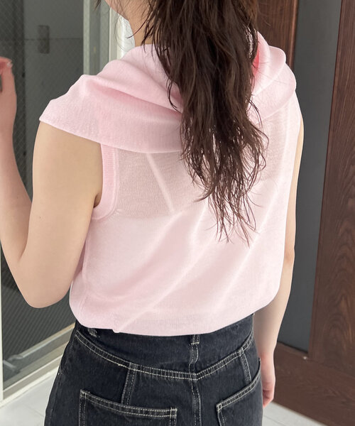 CAPRICIEUX LE'MAGE ニット セーター 肩掛けデザインニット